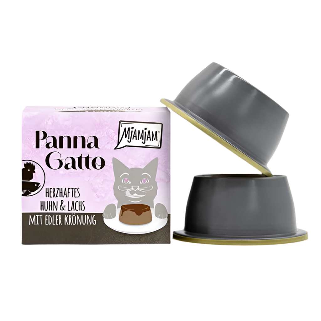 MjAMjAM | Panna Gatto: pollo y salmón abundantes con una corona noble (2x80g)
