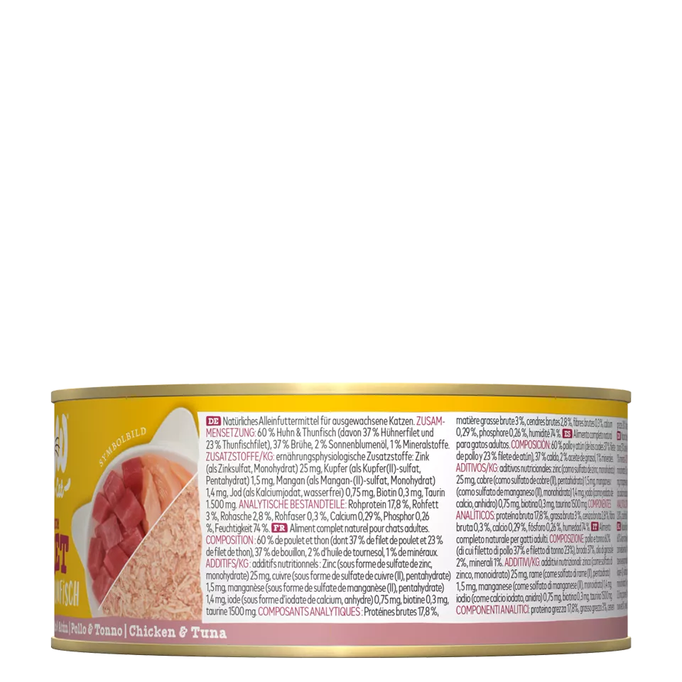 Wow | Cat Filetes de Pollo con atún (70g)