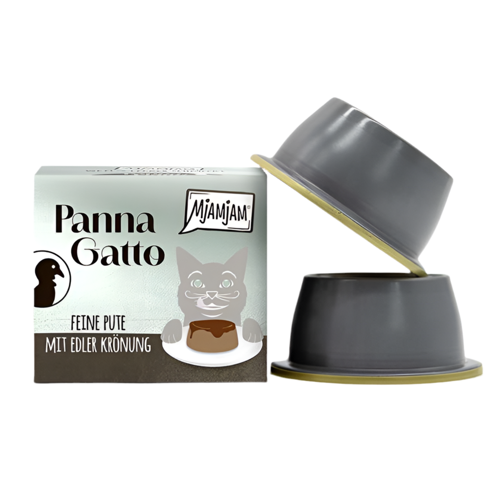 MjAMjAM | Panna Gatto - pavo fino con una corona noble (2x80g)