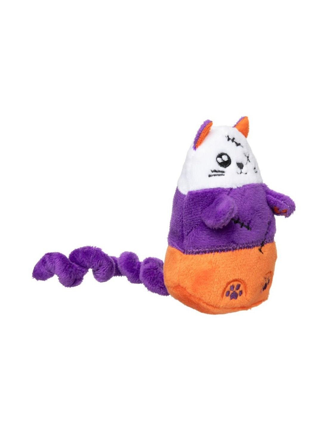 2 Juguete para gatos FuzzYard Candy Claws con catnip y campanita, edición Halloween.