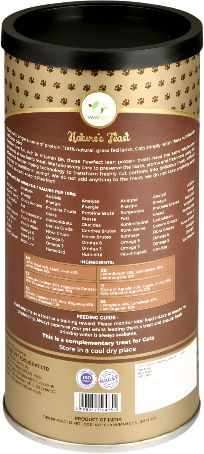 Pawfect | Snack liofilizado de cordero (50g)