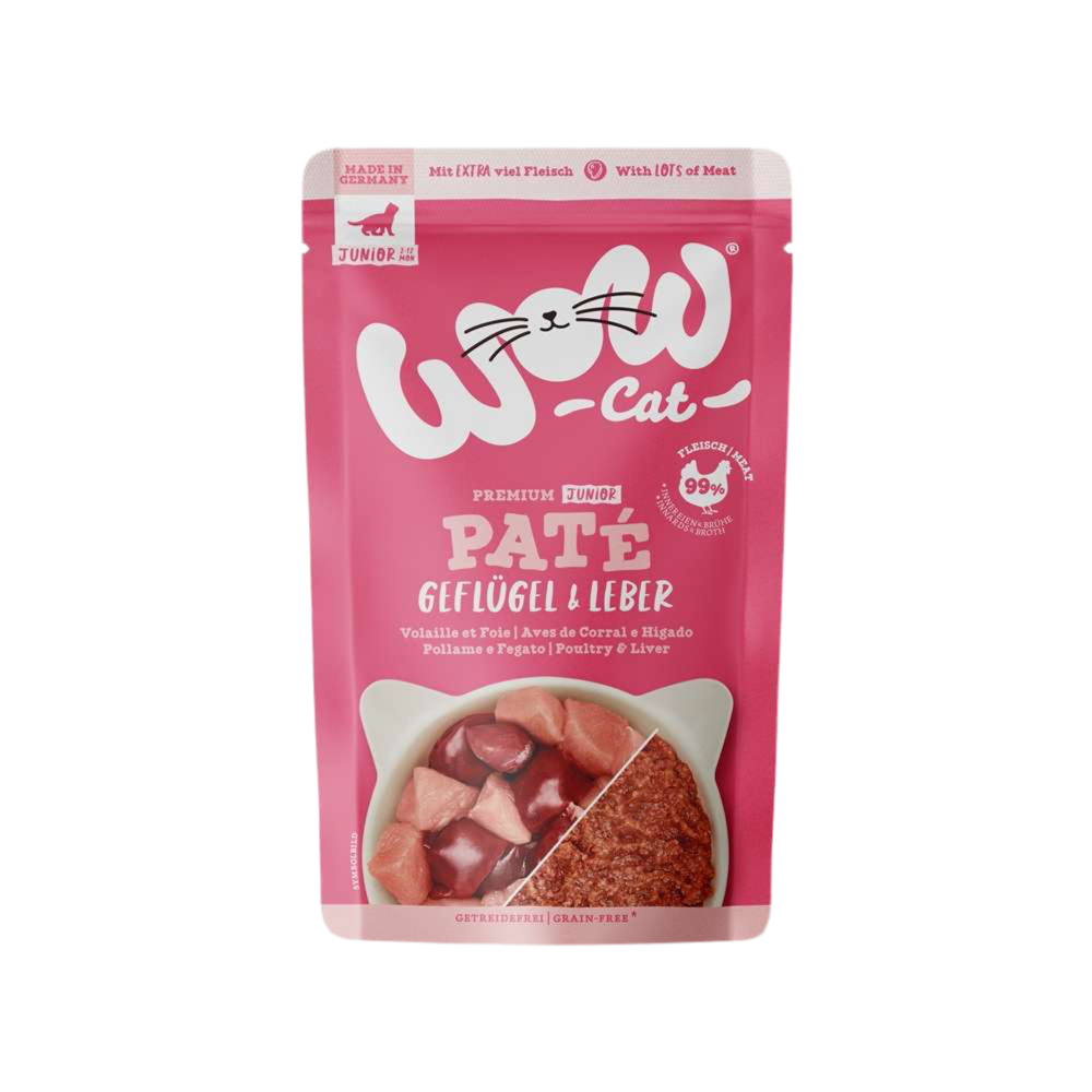 Wow | Cat Kitten Ave e Higado (125g)