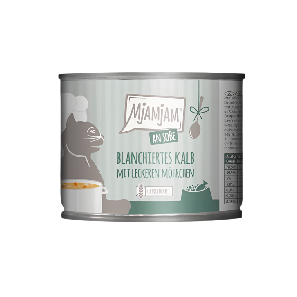 MjaMjam | Ternera escaldada con zanahorias (185g)