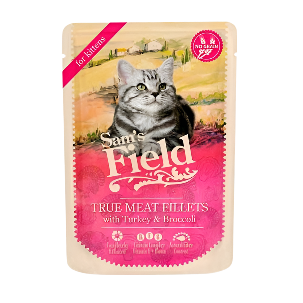 Sam's Field | Kitten Pavo con brocoli (85g)