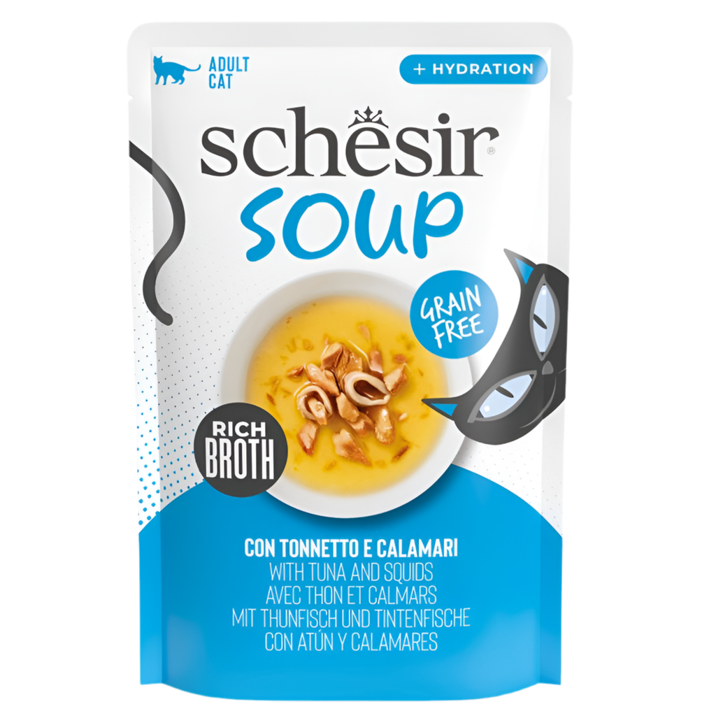 Schesir | Sopa de atún con calamar (12x40g)
