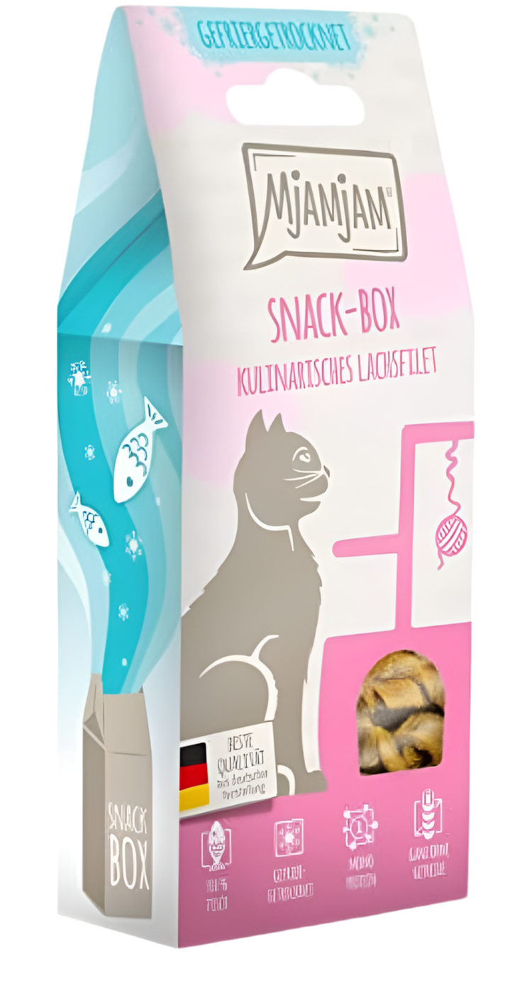 MjaMjaM | Snackbox - Filete culinario de salmón liofilizado (50g)