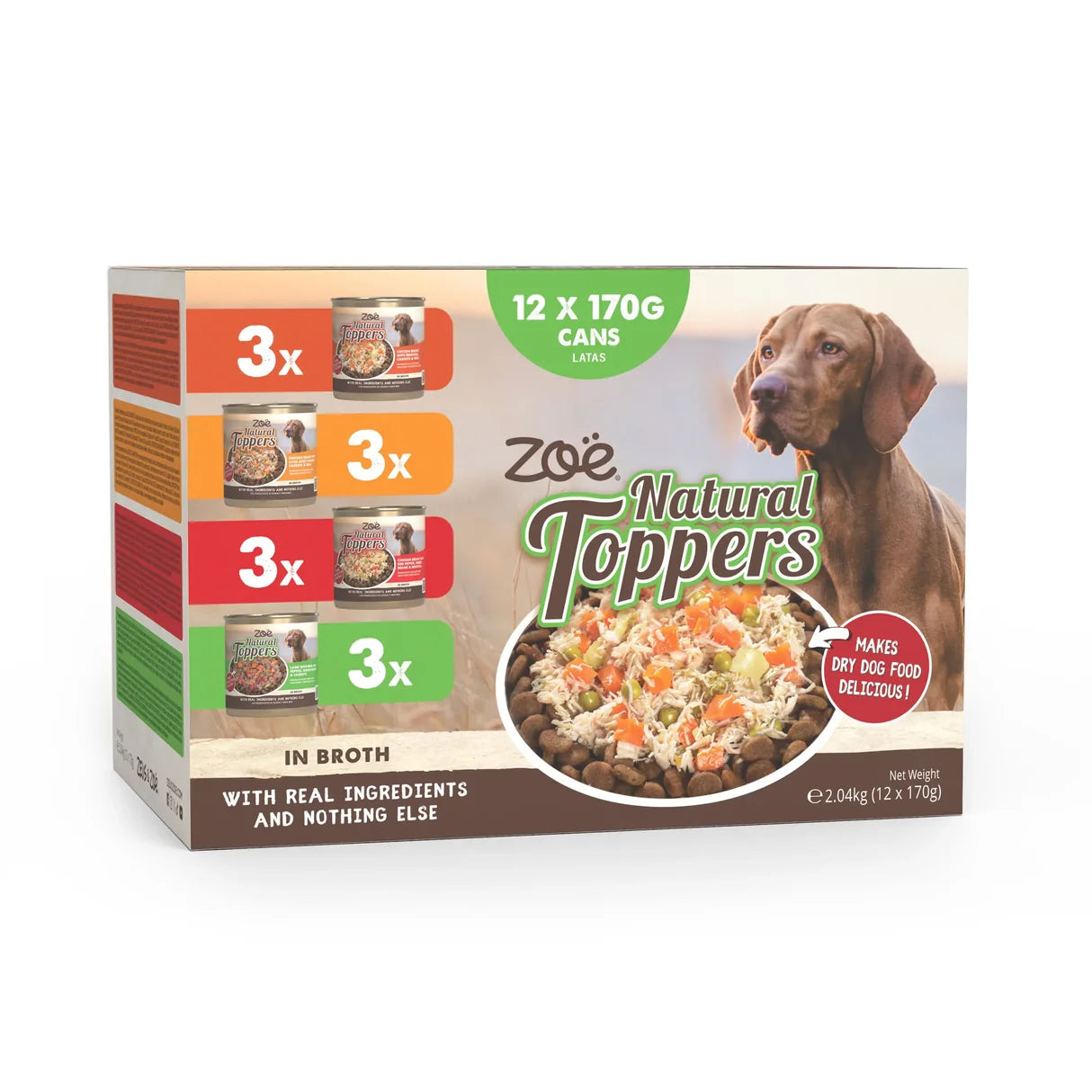 Zoë | Natural Toppers - Pack Variado (12×170g)