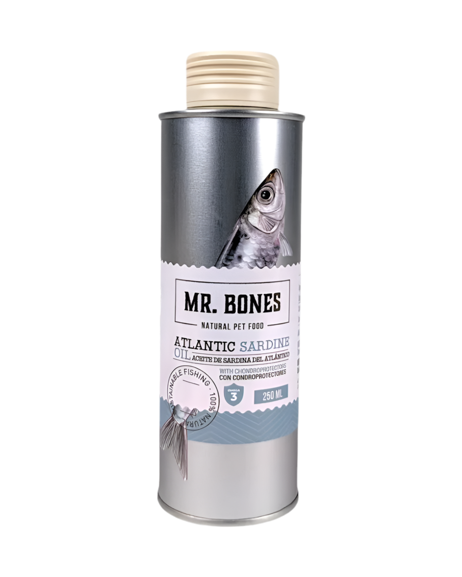 Mr. Bones | Aceite de Sardina para Perros y Gatos – Con Condroprotectores