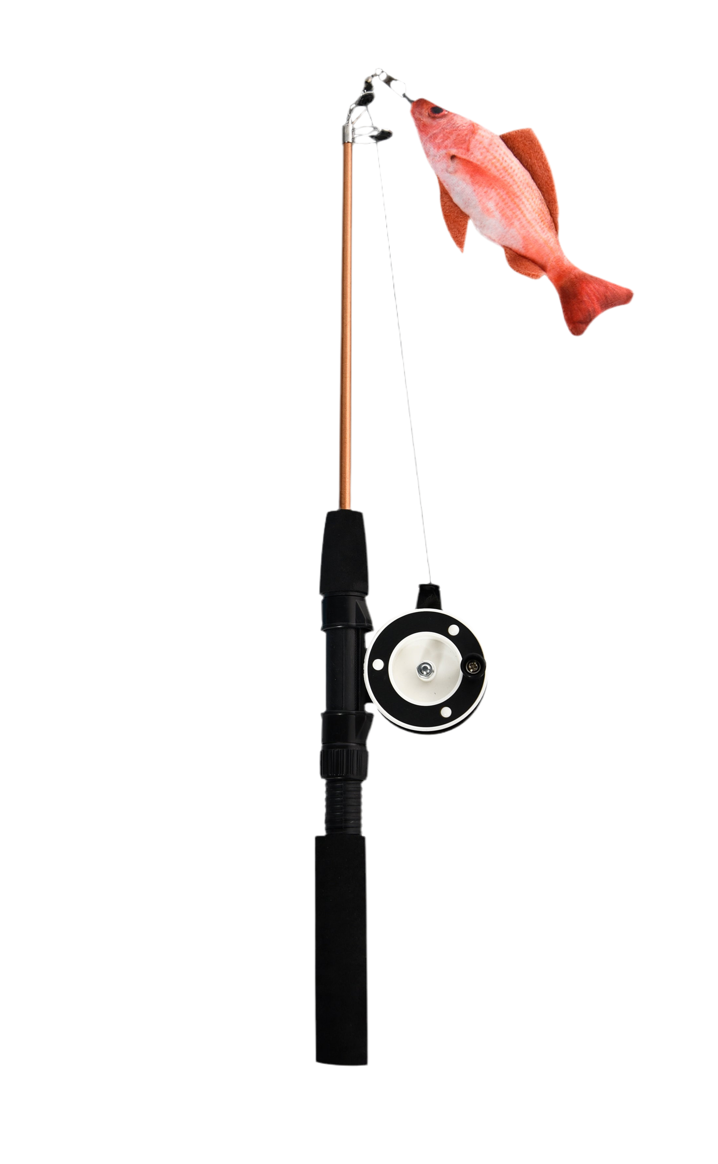 Caña de pescar para gatos