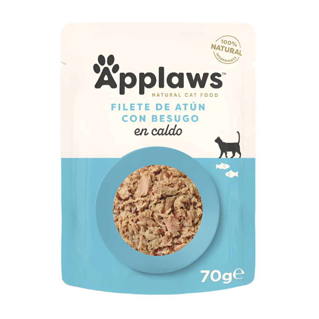 Applaws Atún con Besugo en Caldo comida húmeda natural para gatos