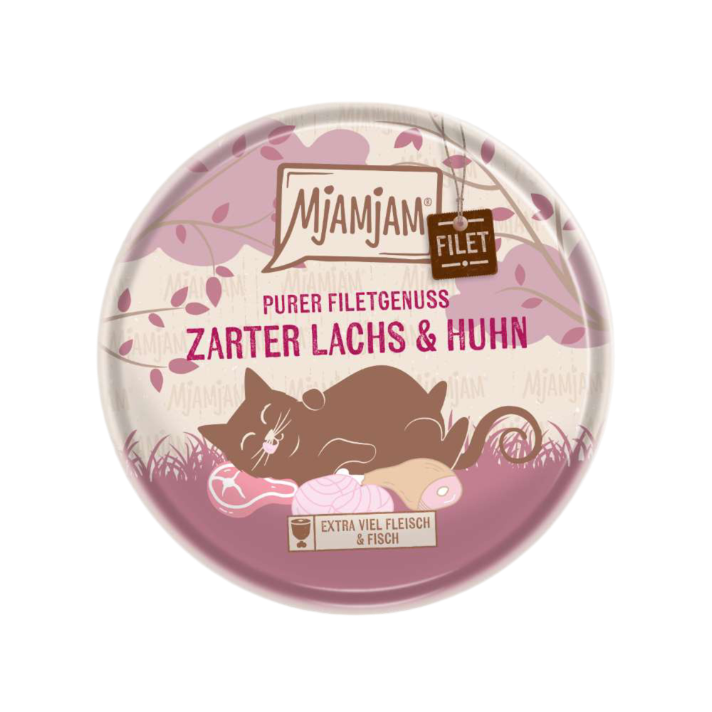 MjaMjaM | Filetes de Salmón y Pollo (80g)