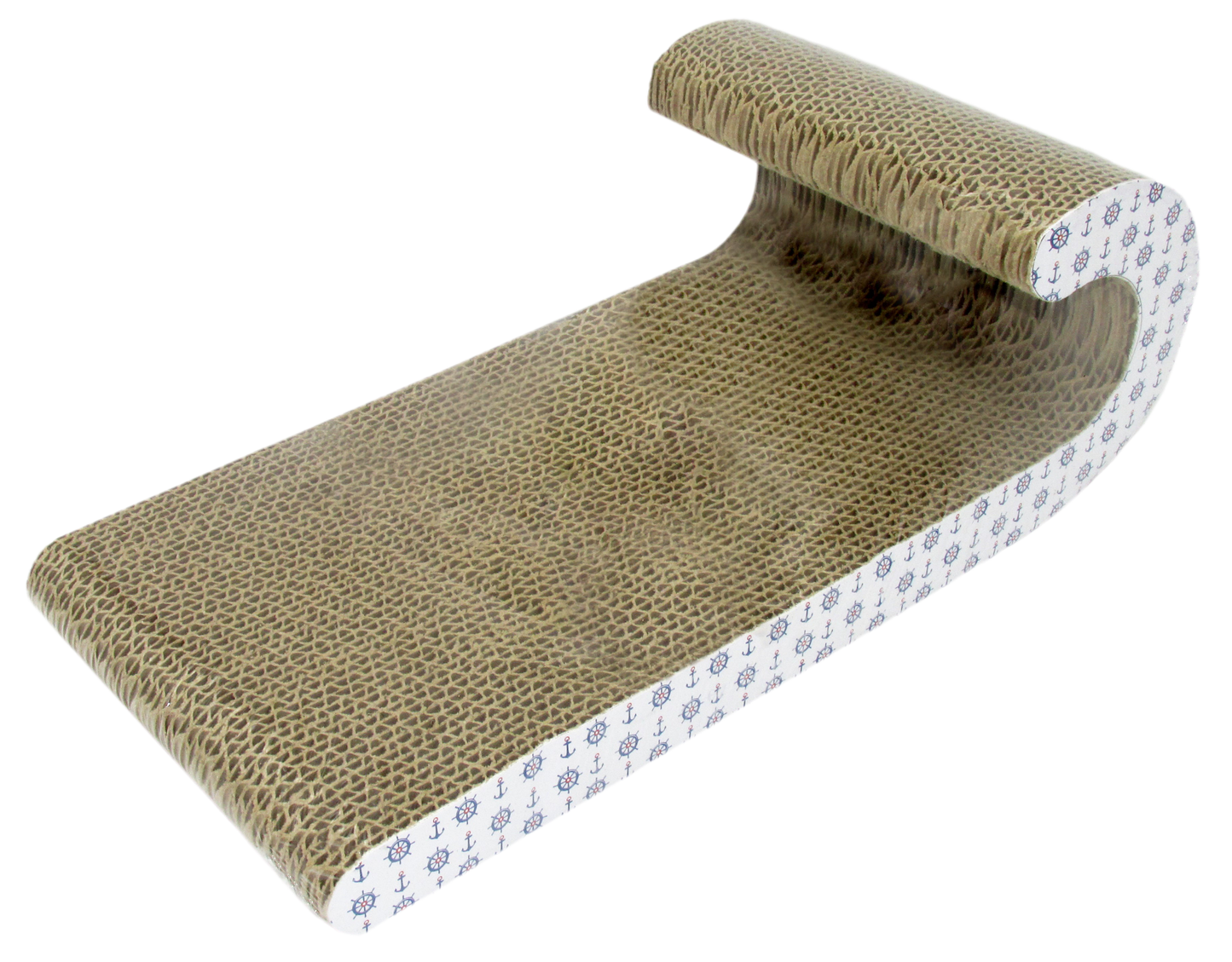 ⚓🐾 Rascador de Cartón Bastón Marinero – Diversión y descanso en uno 🐱✨