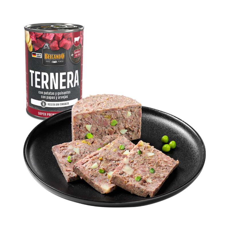 Comida húmeda Belcando de ternera para perros