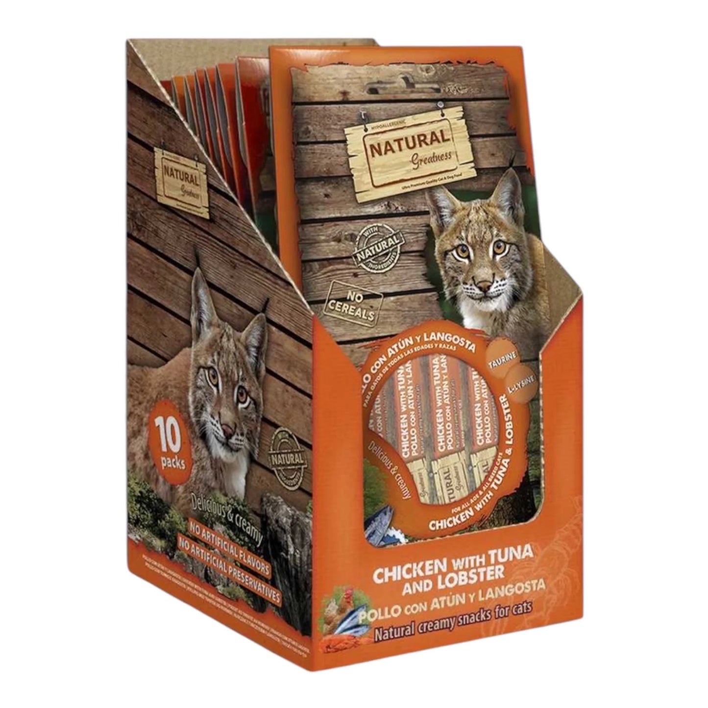 Natural Greatness | Immune system support - Snack líquido de Pollo Atún langosta