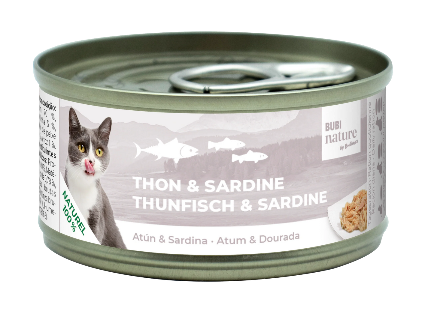Bubi Nature | Atún y sardina (12x70g)