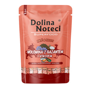 Dolina Noteci | Superfood Paté & Filete - Buey, Faisán y Coco (85g)