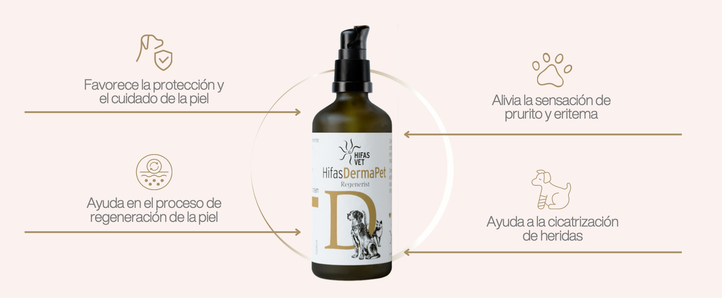 HIFAS Derma Pet | Crema tópica para la piel de perros y gatos