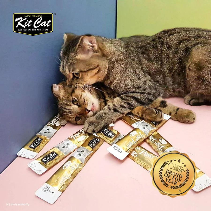 Kit Cat | PurrPuree Value Pack - Atún y fibra (hairball)