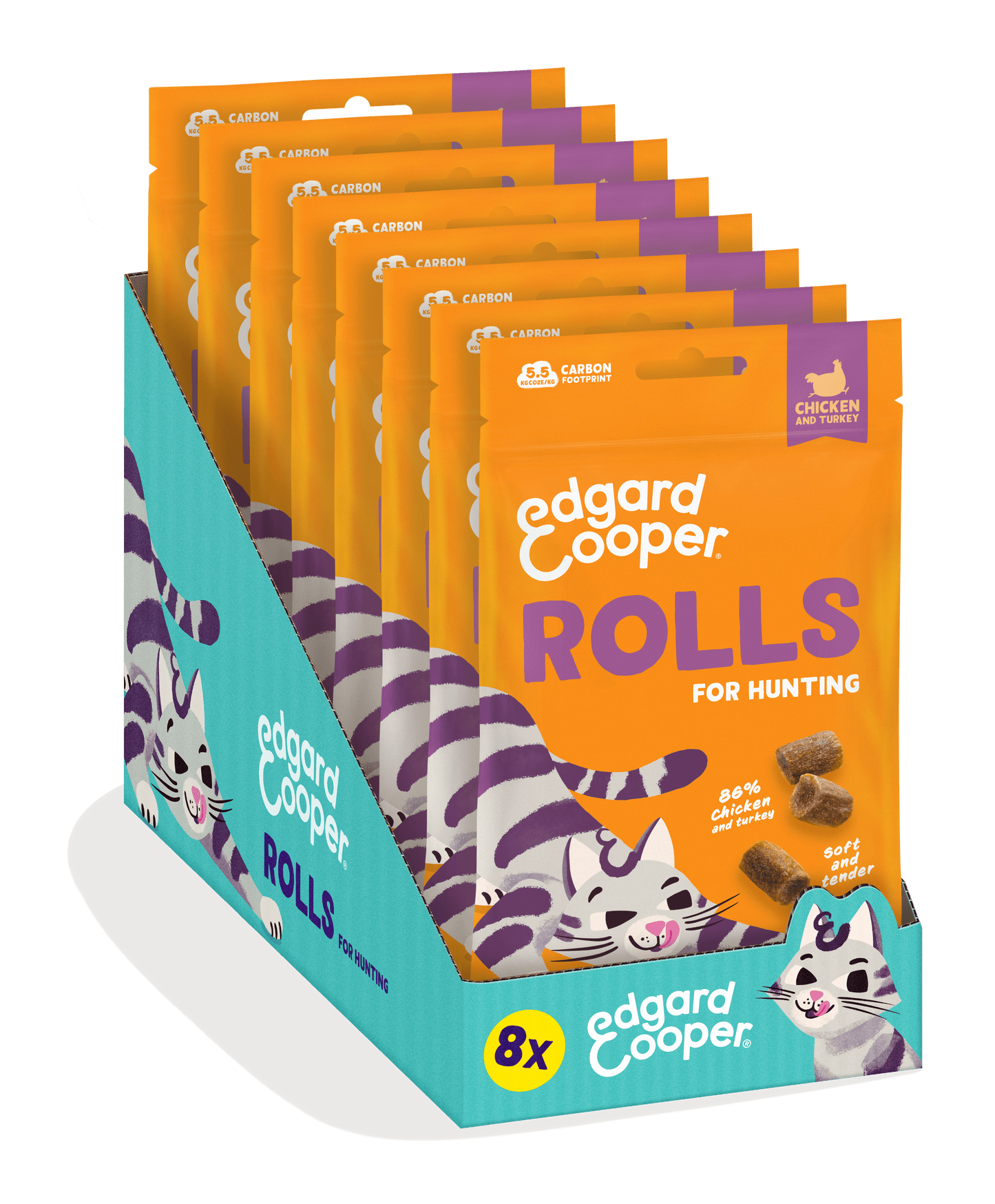 Edgard & Cooper | Rolls de pollo (45g)