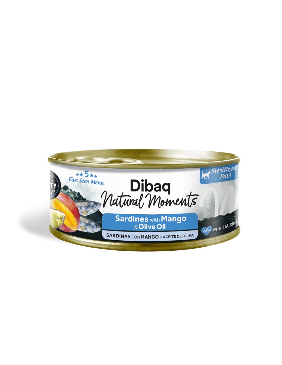 Paté Natural Moments gato esterilizado sardinas con mango