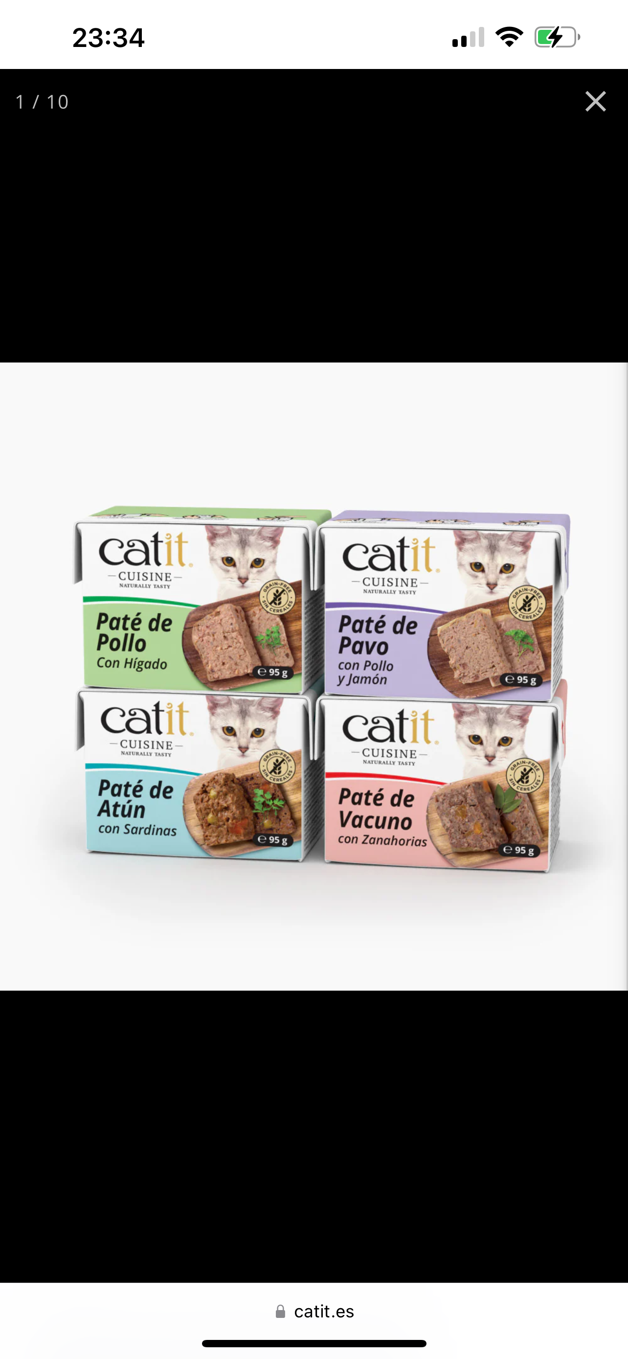 Paté natural para gatos con pescado y verduras