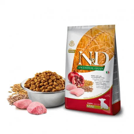 Pienso para cachorros pollo y granada alimento puppy completo