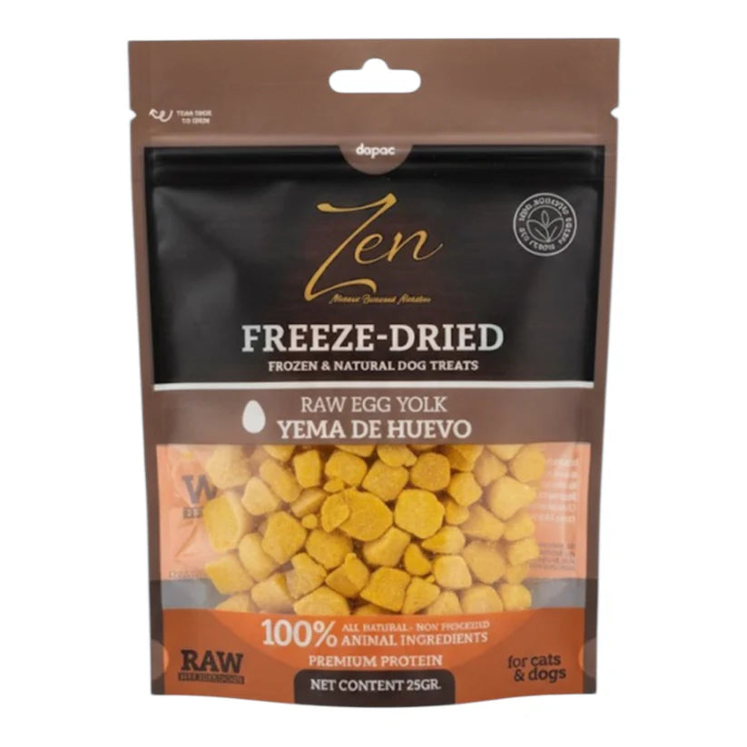 Snack yema de huevo liofilizada Zen para perros y gatos