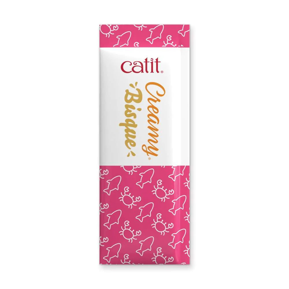 Sobre individual de Catit Creamy Bisque Atún y Cangrejo de 40 g