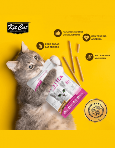 Kit Cat | Cat Stick 15g - Pollo con Pato y Arándanos