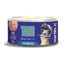 Martin Sellier ATUN CLASSIC FILETE, lata de 70 g para gatos