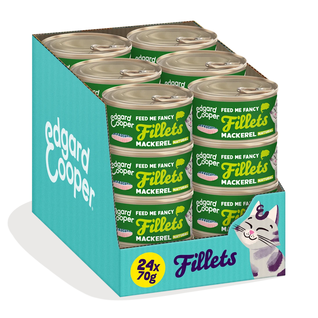 pack 24 latas edgard cooper caballa gatos