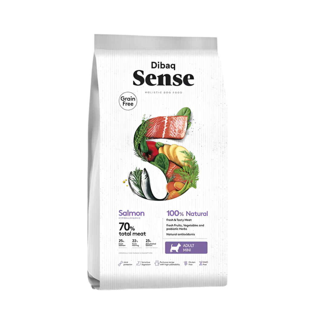 pienso perros mini salmon dibaq sense