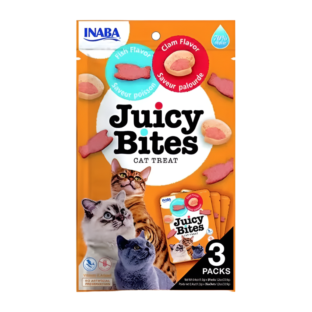 Inaba | Juicy Bites de Pescado con Almeja (3x11g)