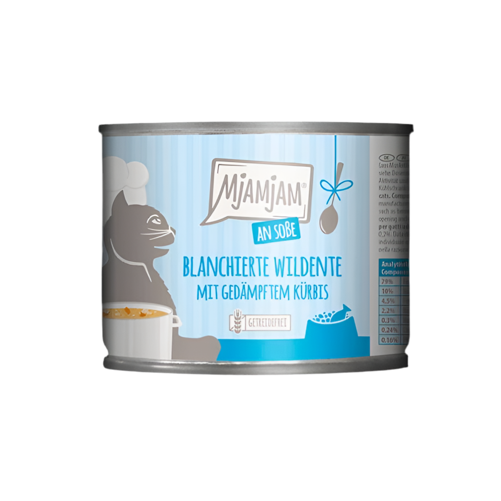 MjaMjam | Pato salvaje escaldado con calabaza al vapor en salsa (185g)