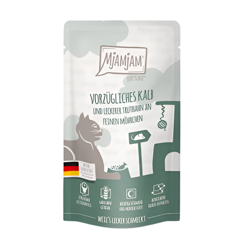 MjaMjaM | Añojo excelente con pavo gustoso y zanahorias finas  (125g)