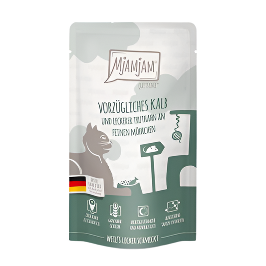 MjaMjaM | Añojo excelente con pavo gustoso y zanahorias finas  (125g)