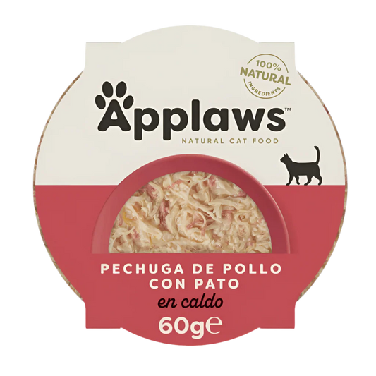 Applaws | Tarriina de pollo y pato (10x60g)