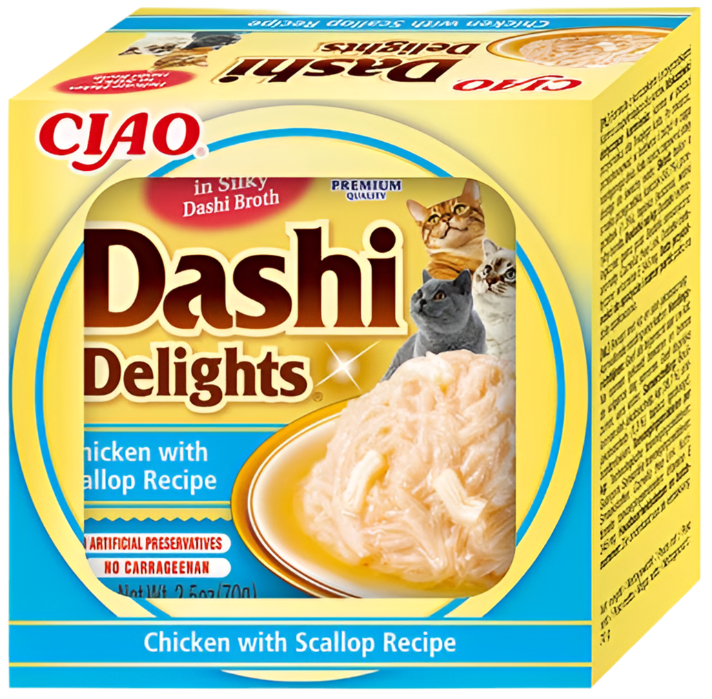 Inaba | Dashi Delights Pollo con Vieira (70g)