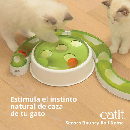 1. Detalle del selector de modos de juego del Catit Senses 2.0 Bouncy Ball Dome