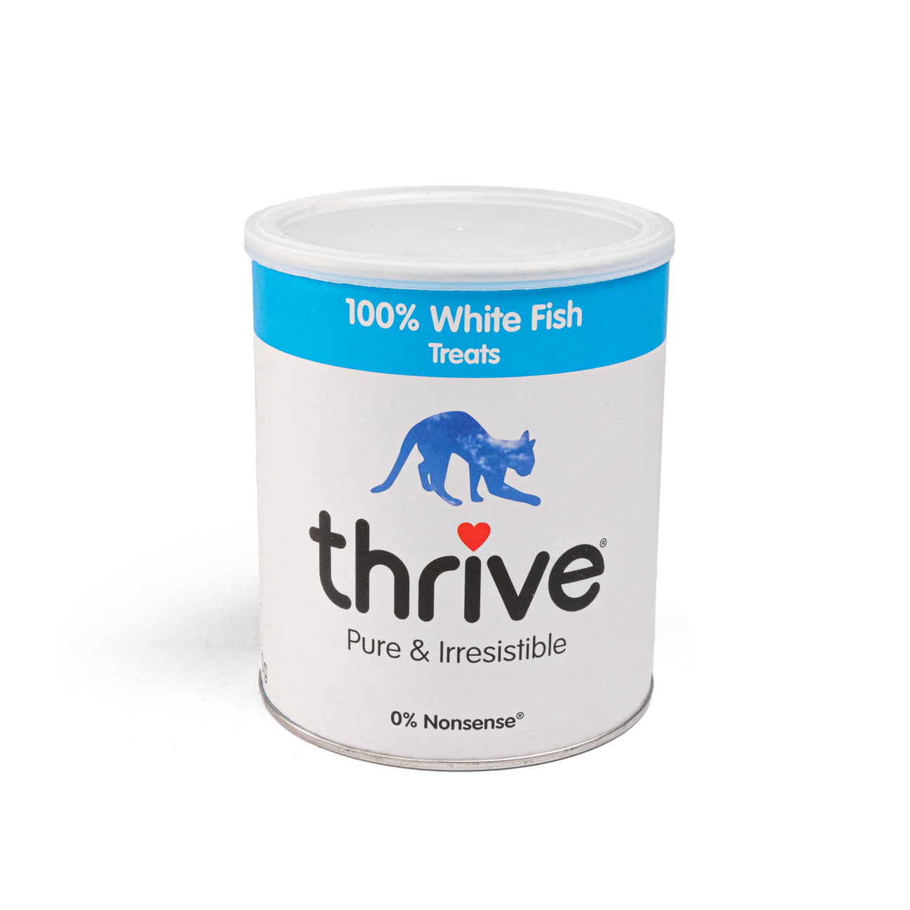 110g Snacks liofilizados Thrive de pescado 100% natural para gatos, altos en proteína