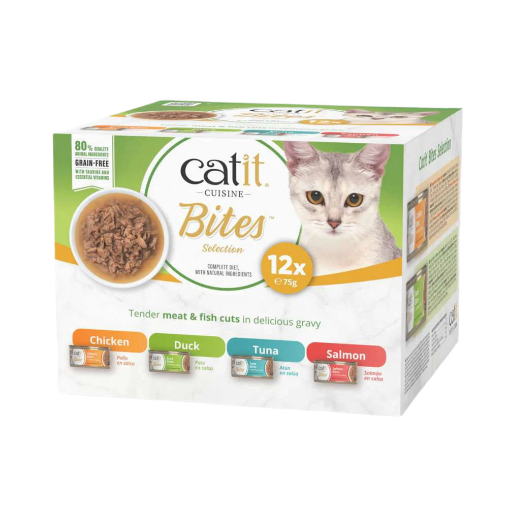 Catit | Cuisine Bites Pack (12x75g)