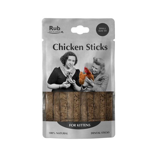 Rub Stick Dental de Pollo para Gatitos 100g - Small Size 1x1