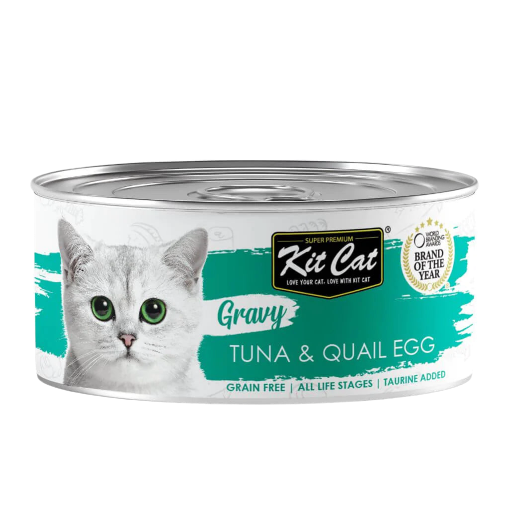 Kit Cat | Atún con huevo de codorniz en salsa (70g)