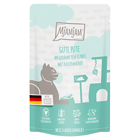 MjaMjaM | Pava rica con calabaza al vapor (125g)