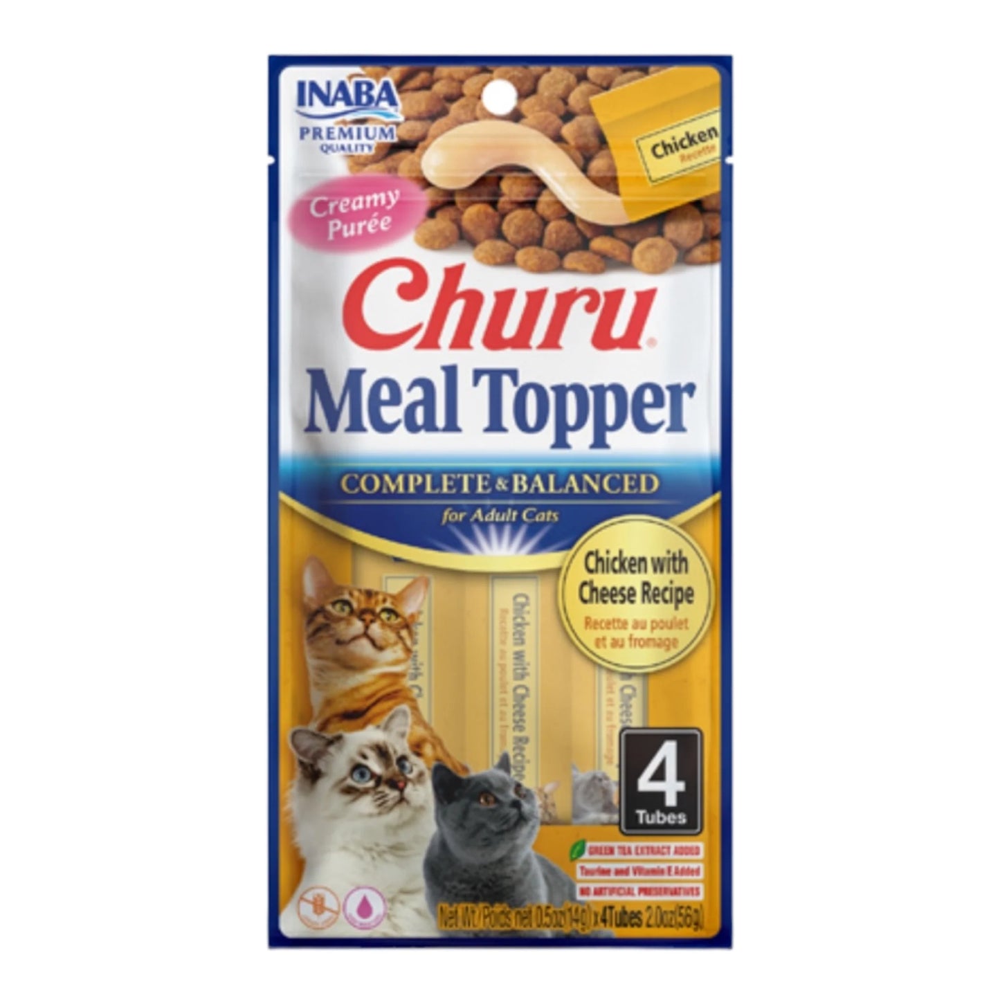 Inaba | Churu Meal Topper - Pollo con queso (4x14g)