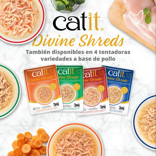 Catit | Divine Shreds Sopas Pack Mixto (8x85g)