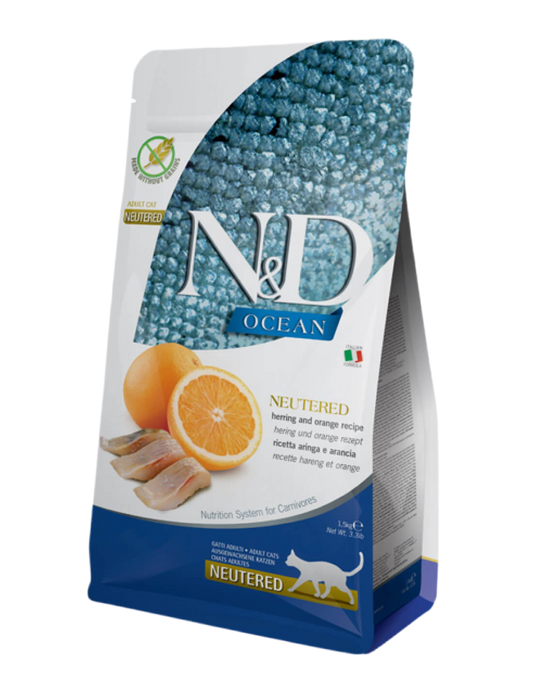 Farmina | N&D Ocean Esterilizados - Arenque y Naranja