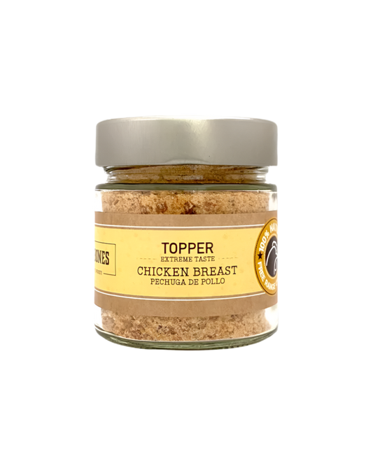 Mr. Bones | Topper de Pechuga de pollo para perros – Complemento natural