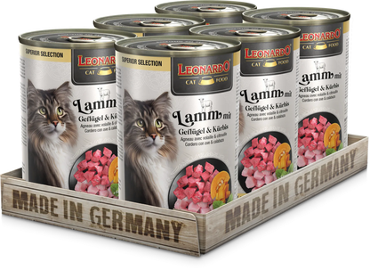 Leonardo | Cordero con ave y calabaza (6x400g)