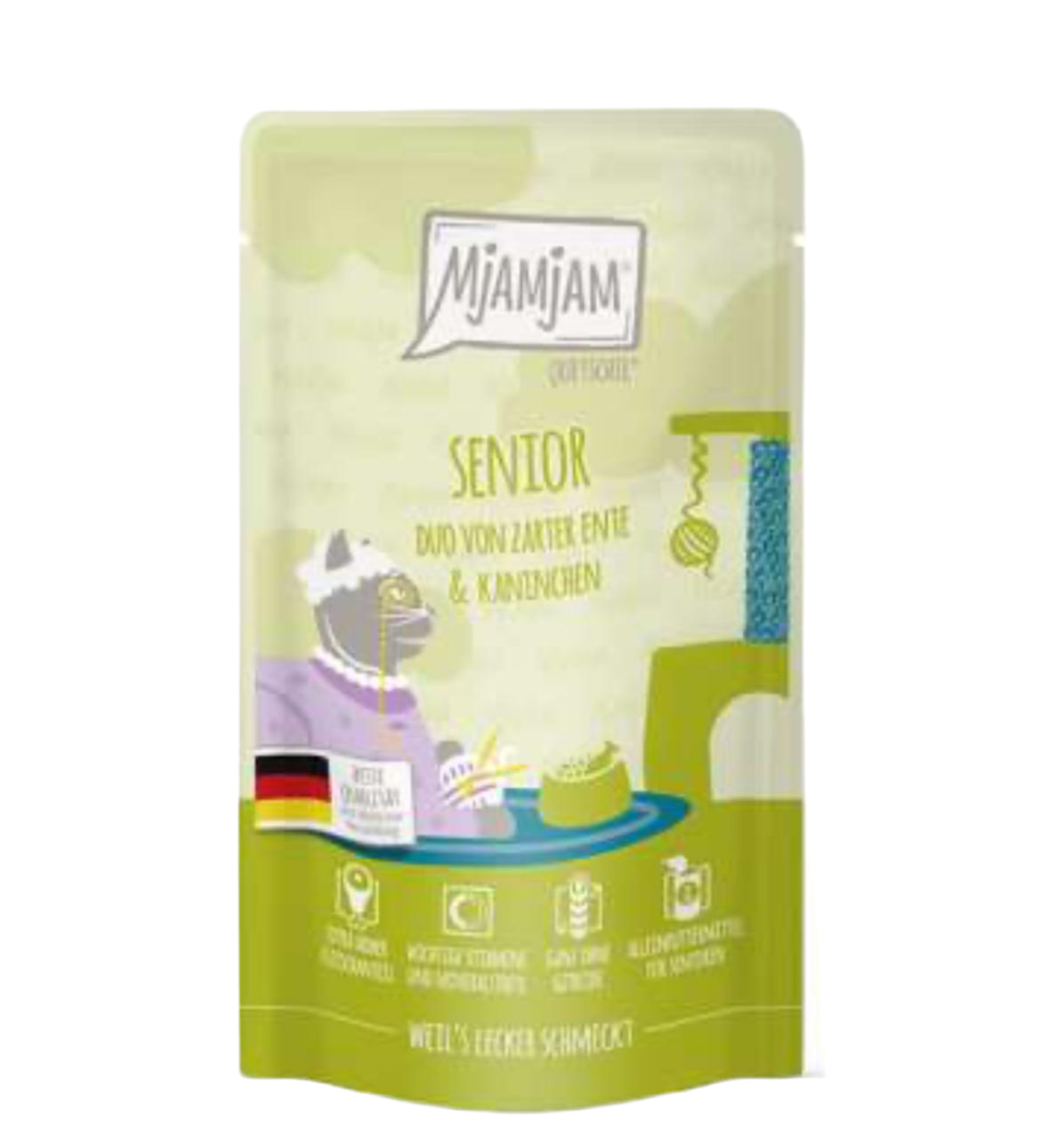 MjaMjam | Senior Pato y Conejo (125g)